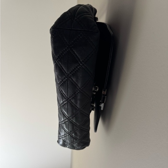 MARC JACOBS BAROQUE BAG BLACK QUILTED LEATHER CHAIN STRAP - Picture 7 of 15